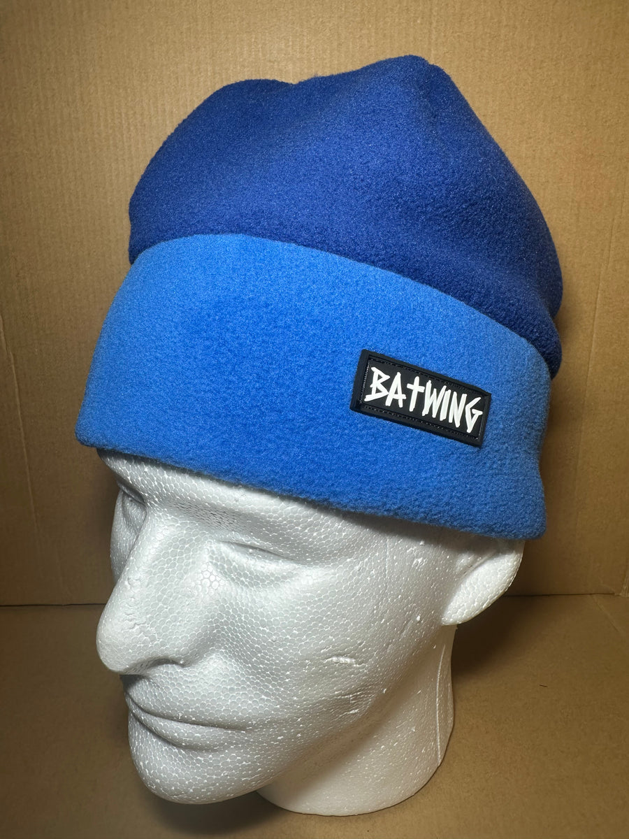21” two tone blue skully – Batwing Headwear