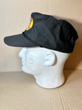 Black strap back hat