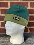 Two tone green skully