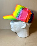 Nylon rainbow ball cap