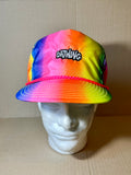 Nylon rainbow ball cap