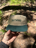 Khaki/ green dad cap