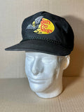 Black strap back hat